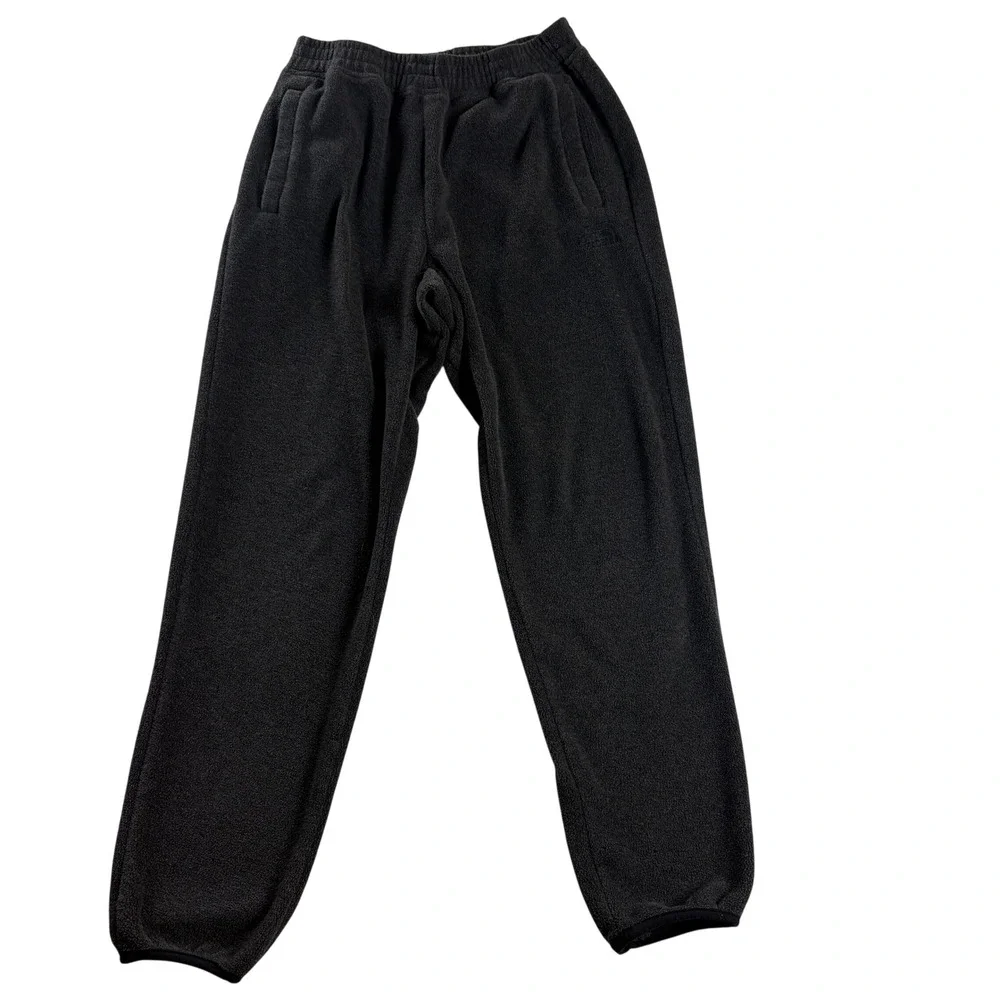 The North Face Mens M Black Fleece Jogger Pants Elastic Waist Pockets